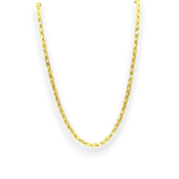 Thumbnail for 4 mm Round Rope Necklace in Hollow 10K Gold