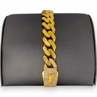 Thumbnail for Monaco Bracelet for Men | 10K Real Yellow Gold