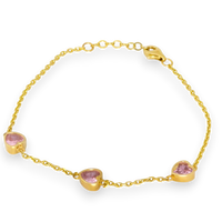 Thumbnail for Heart Shape 14k gold bracelet for Women