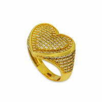 Thumbnail for Heart Shape Gold Ring