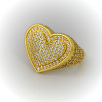 Thumbnail for Heart Shape Gold Ring