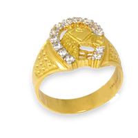 Thumbnail for Horseshoe Horse Head Ring 