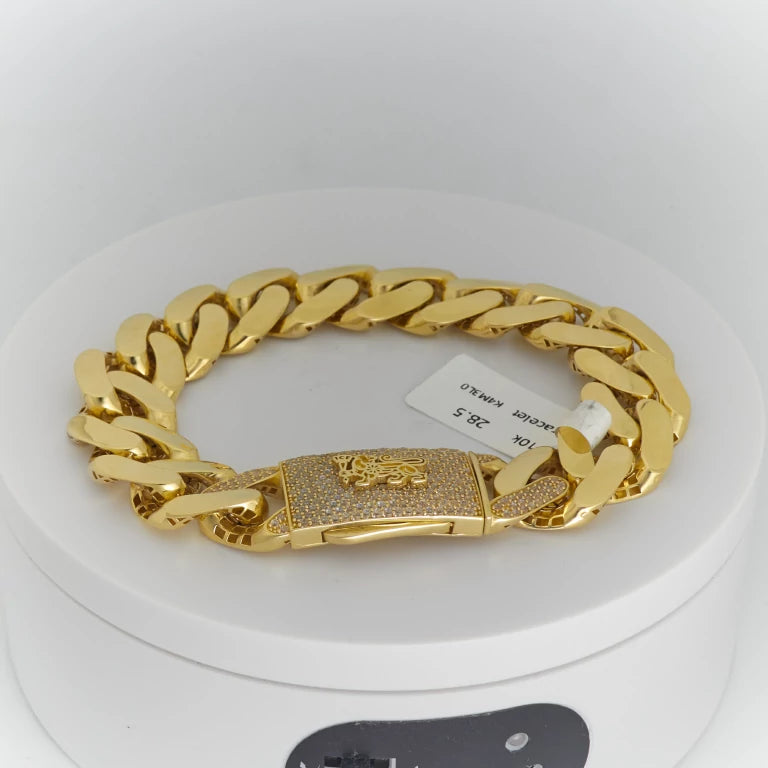 Mens Bracelet 10k Gold for men