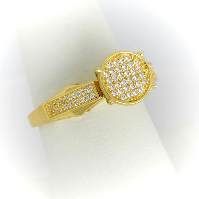 Stunning 10K Yellow Gold Engagement Ring